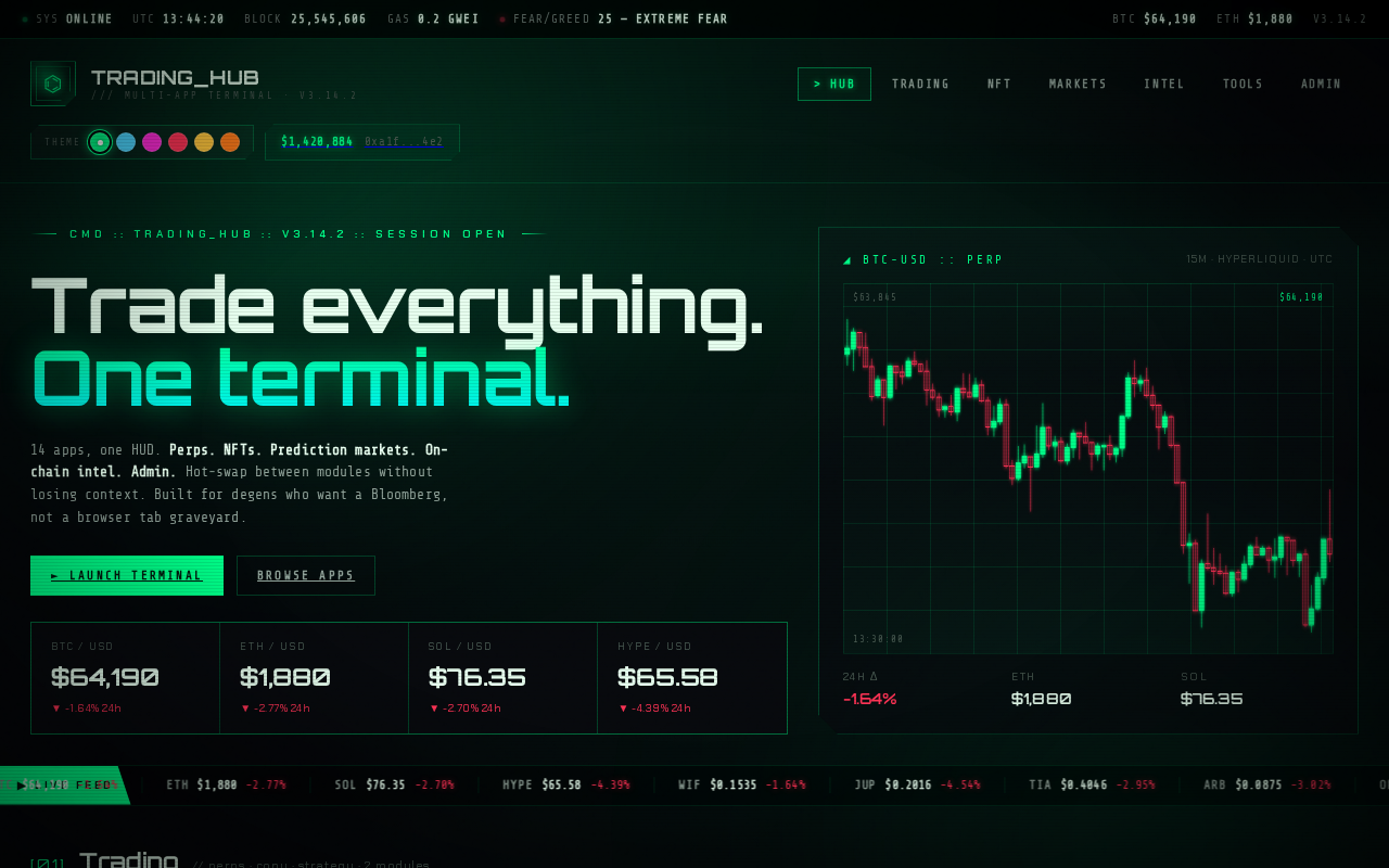 Trading Hub screenshot